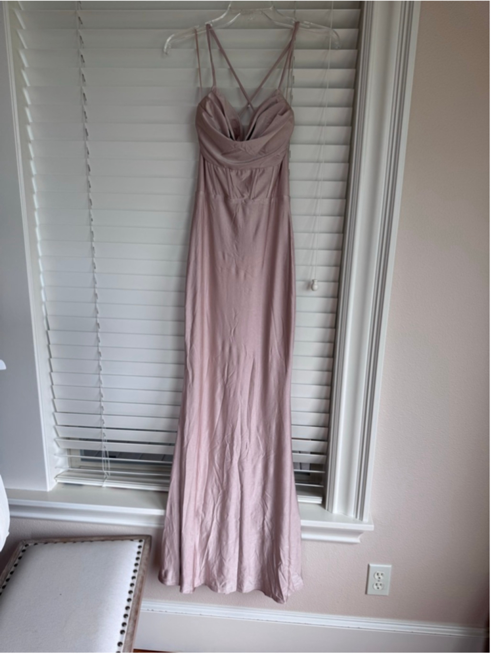 Women's Windsor Taupe Maxi Dress XS